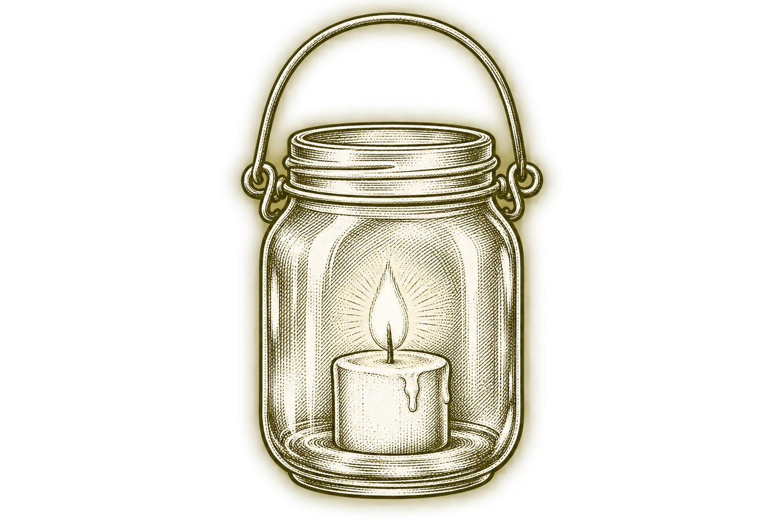Mason jar lantern · ribbon-style alternate