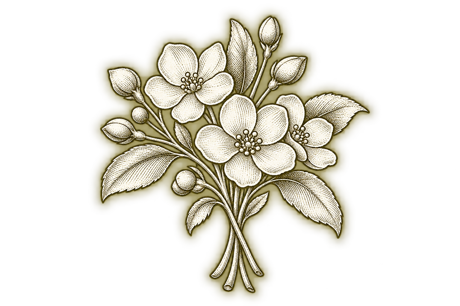 Floral spray · ribbon-style alternate