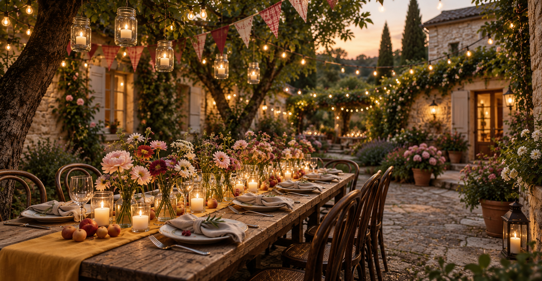 Garden gala · courtyard glow